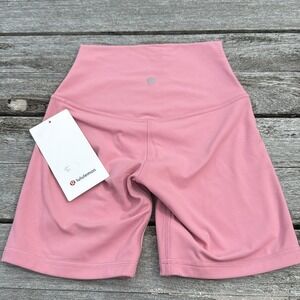 Lululemon Align High-Rise Short 6" Pink Tide size‎ 2 NWT